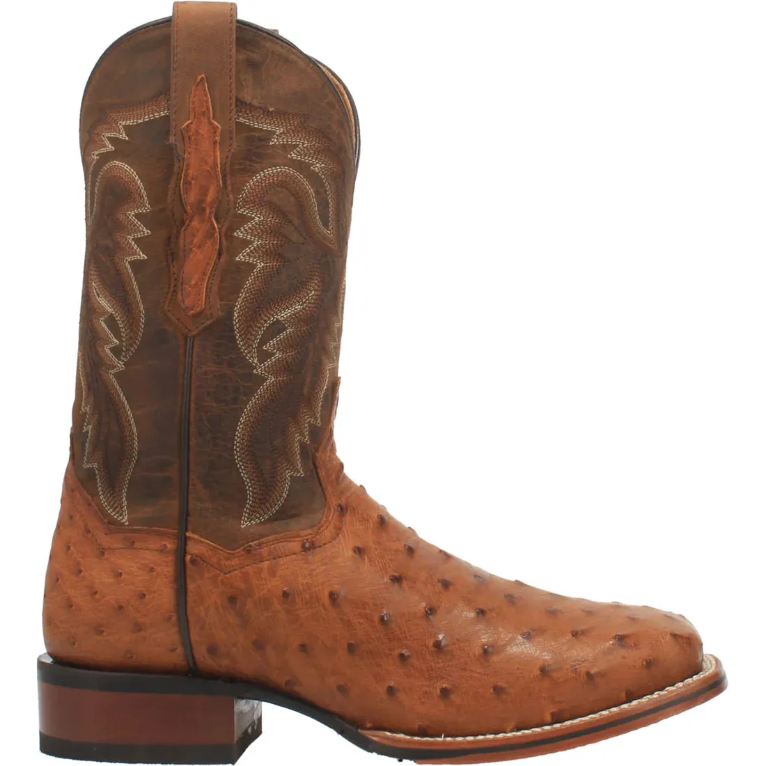 ALAMOSA Full Quill Men’s Ostricj Boot | DP4874