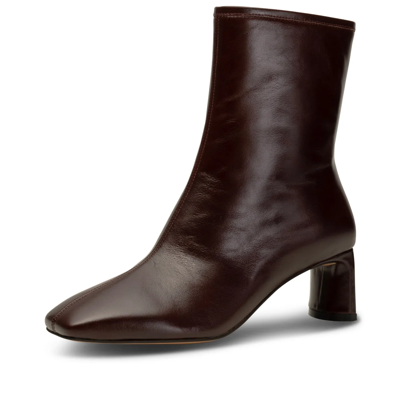 Arlo bootie leather - BROWN