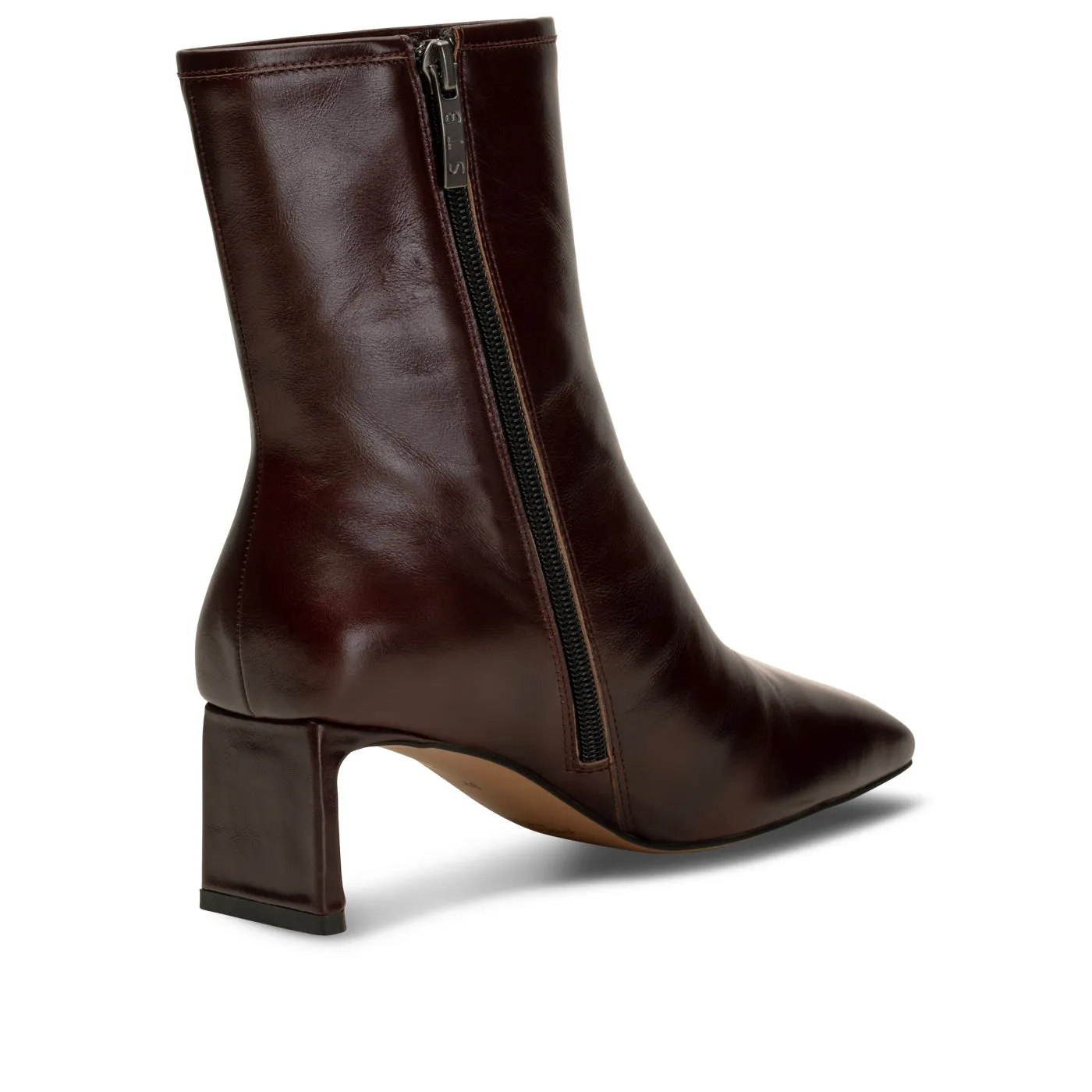 Arlo bootie leather - BROWN