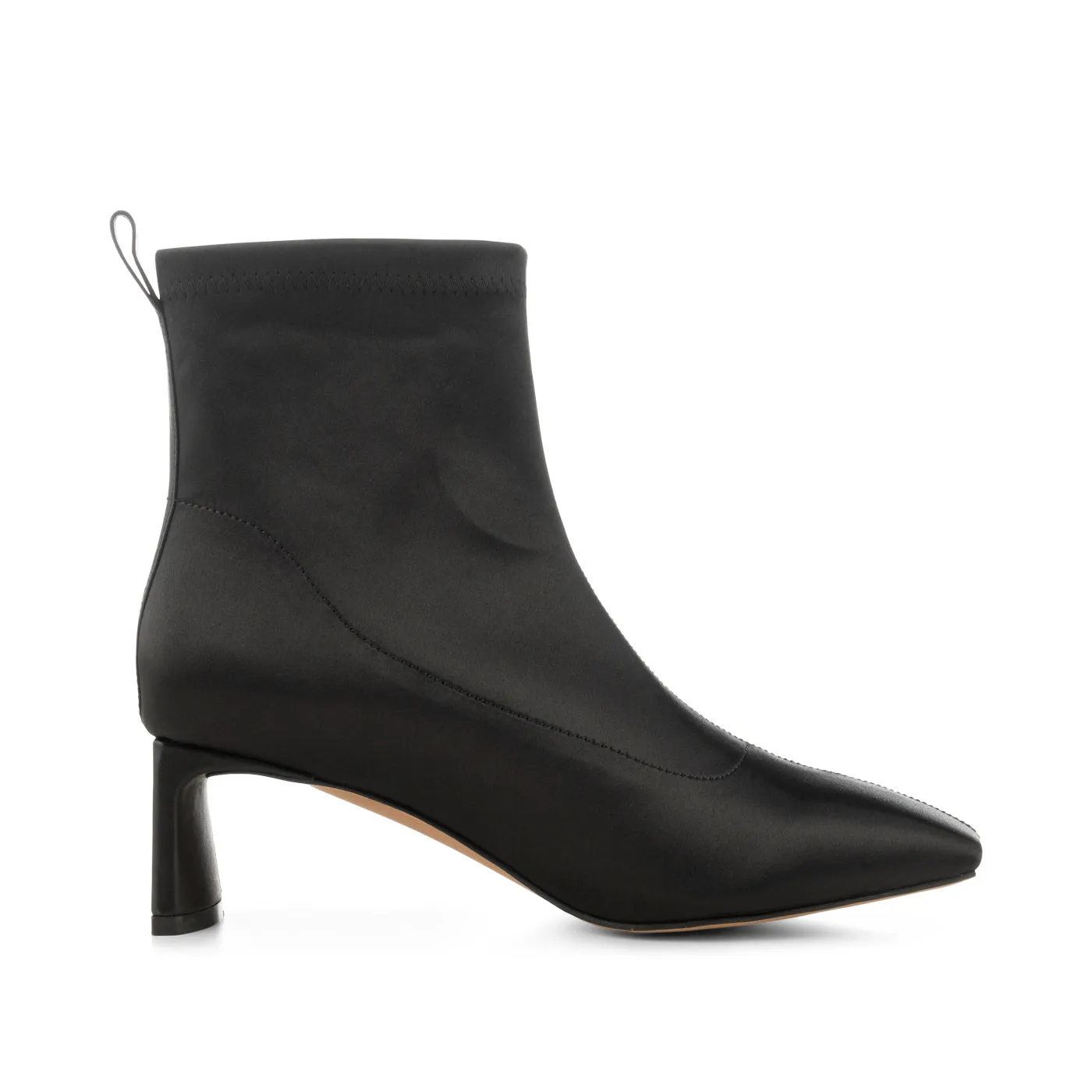 Arlo bootie satin - BLACK SATIN