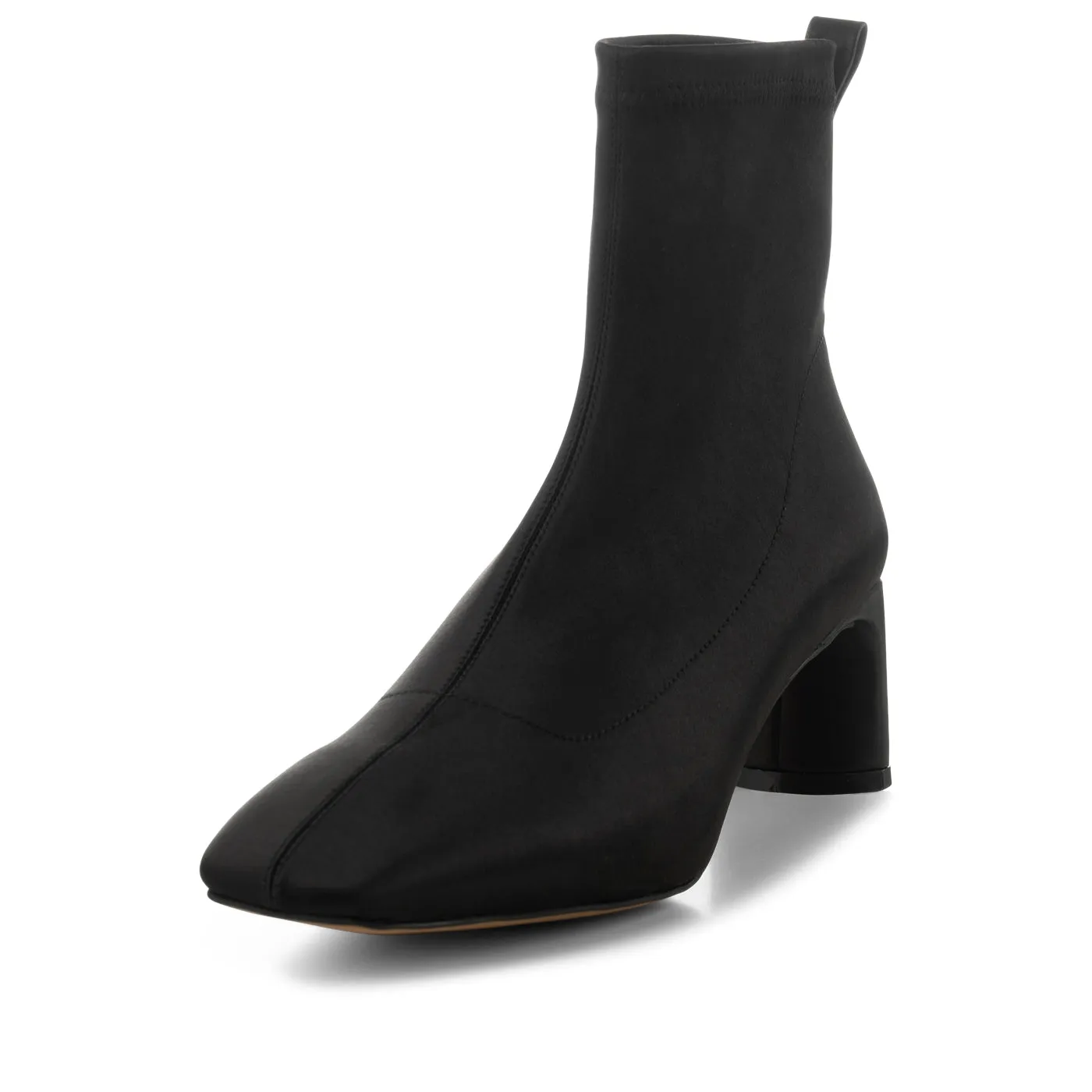 Arlo bootie satin - BLACK SATIN