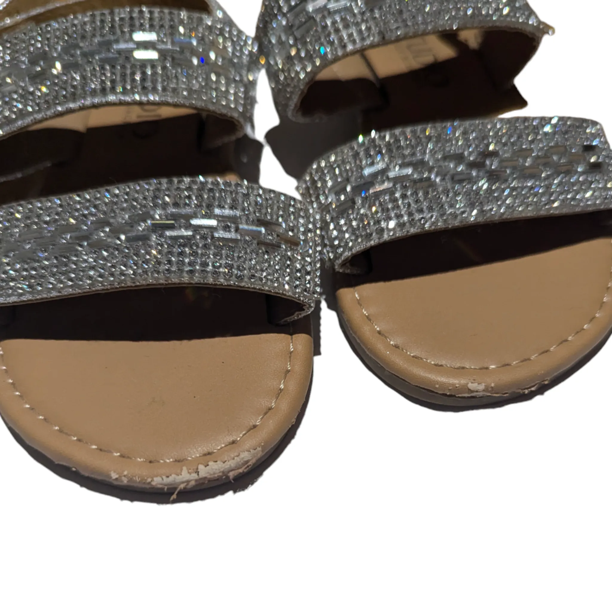 Badgley Mischka Rhinestone Sandals