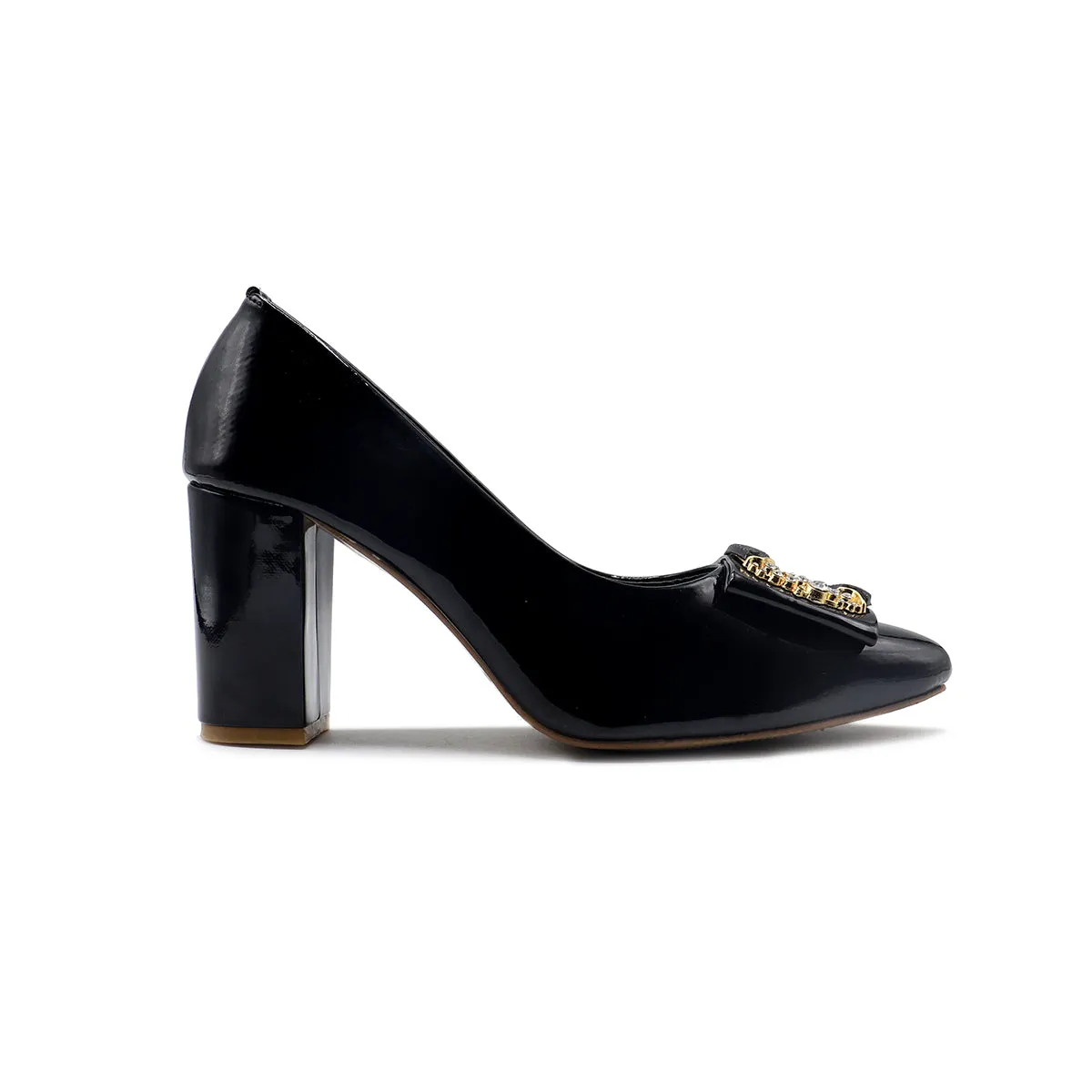 Black Formal Court Shoes 085494