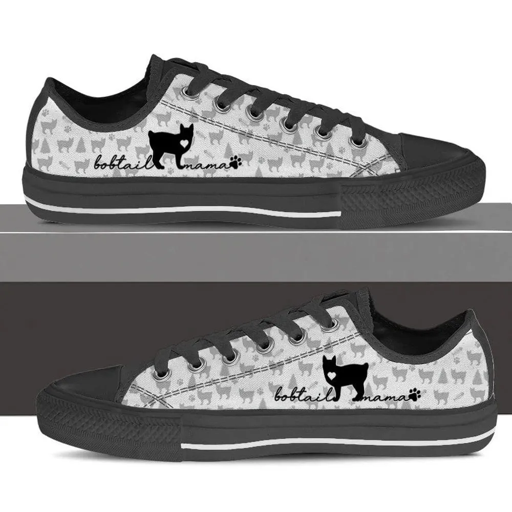 Bobtail Low Top Shoes, Dog Printed Shoes, Canvas Shoes For Men, Women