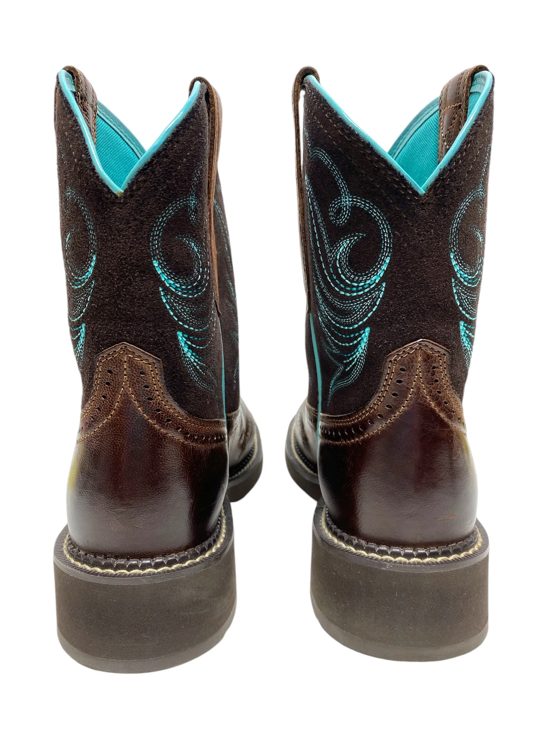 Boots Western By Ariat In Blue & Brown, Size: 8.5