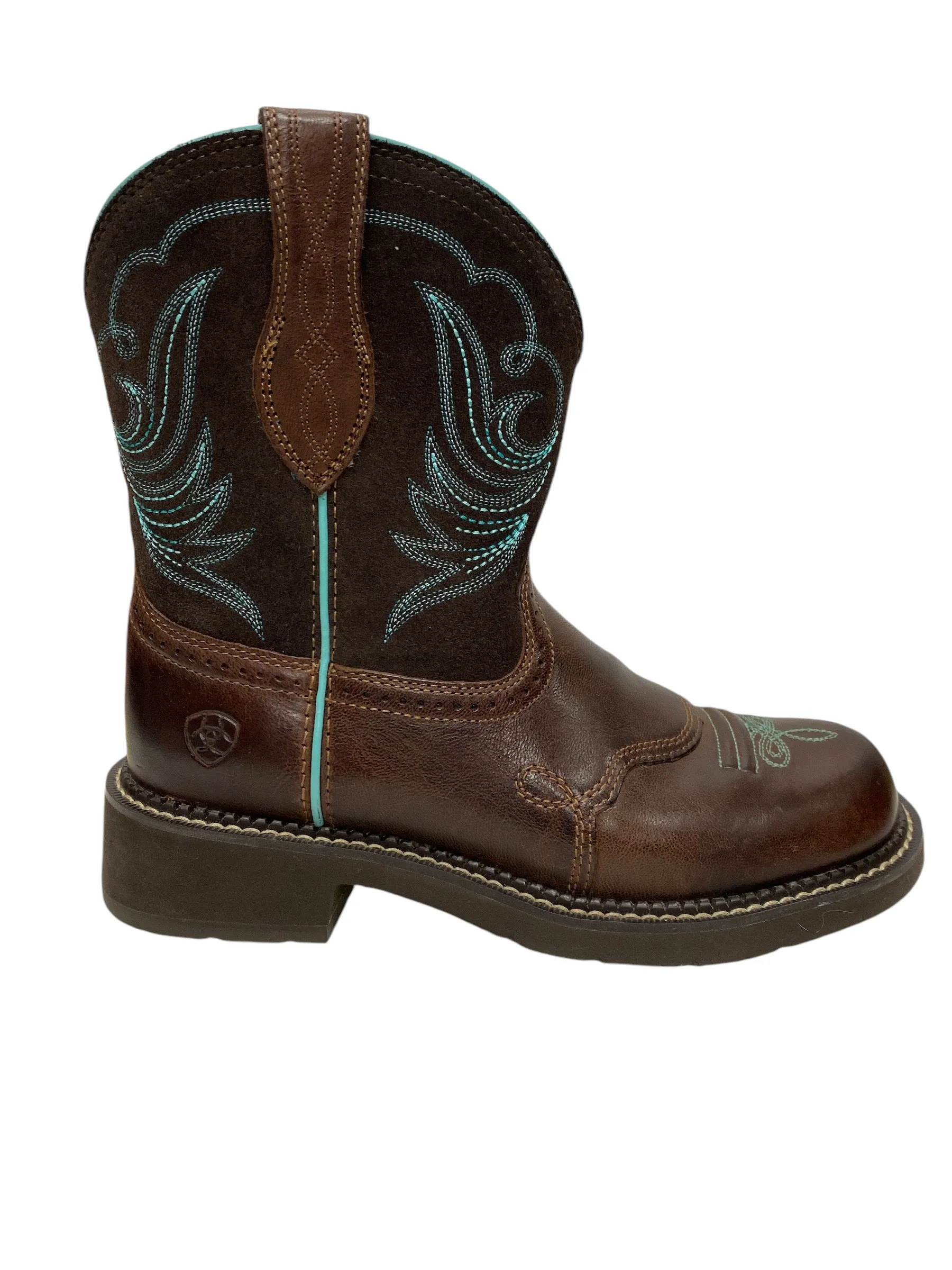 Boots Western By Ariat In Blue & Brown, Size: 8.5