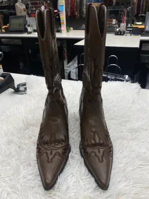 Boots Western By Clothes Mentor In Brown, Size: 8