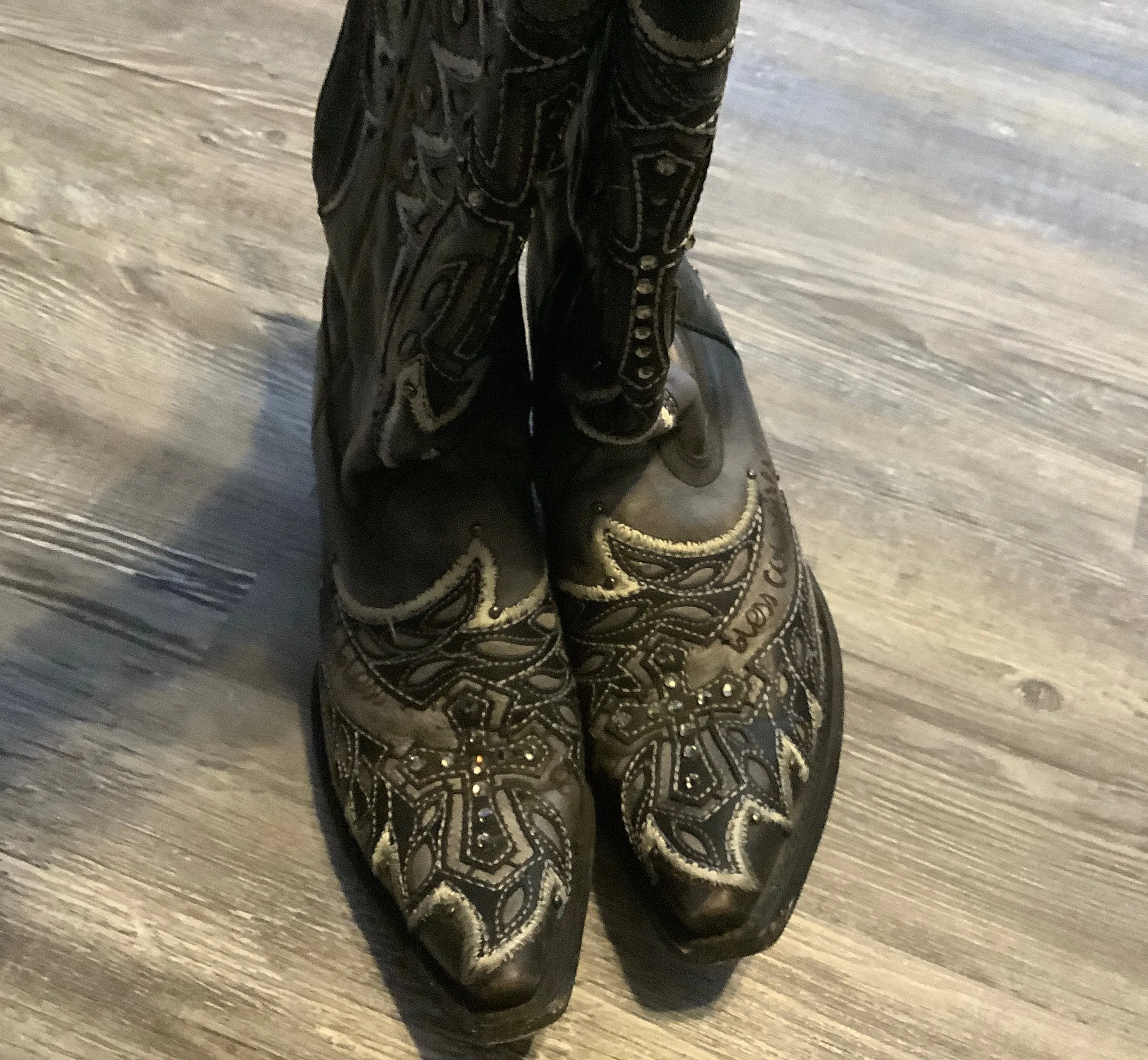 Boots Western By Corral In Black, Size: 7