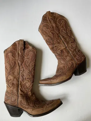 Boots Western By Corral In Brown, Size: 9