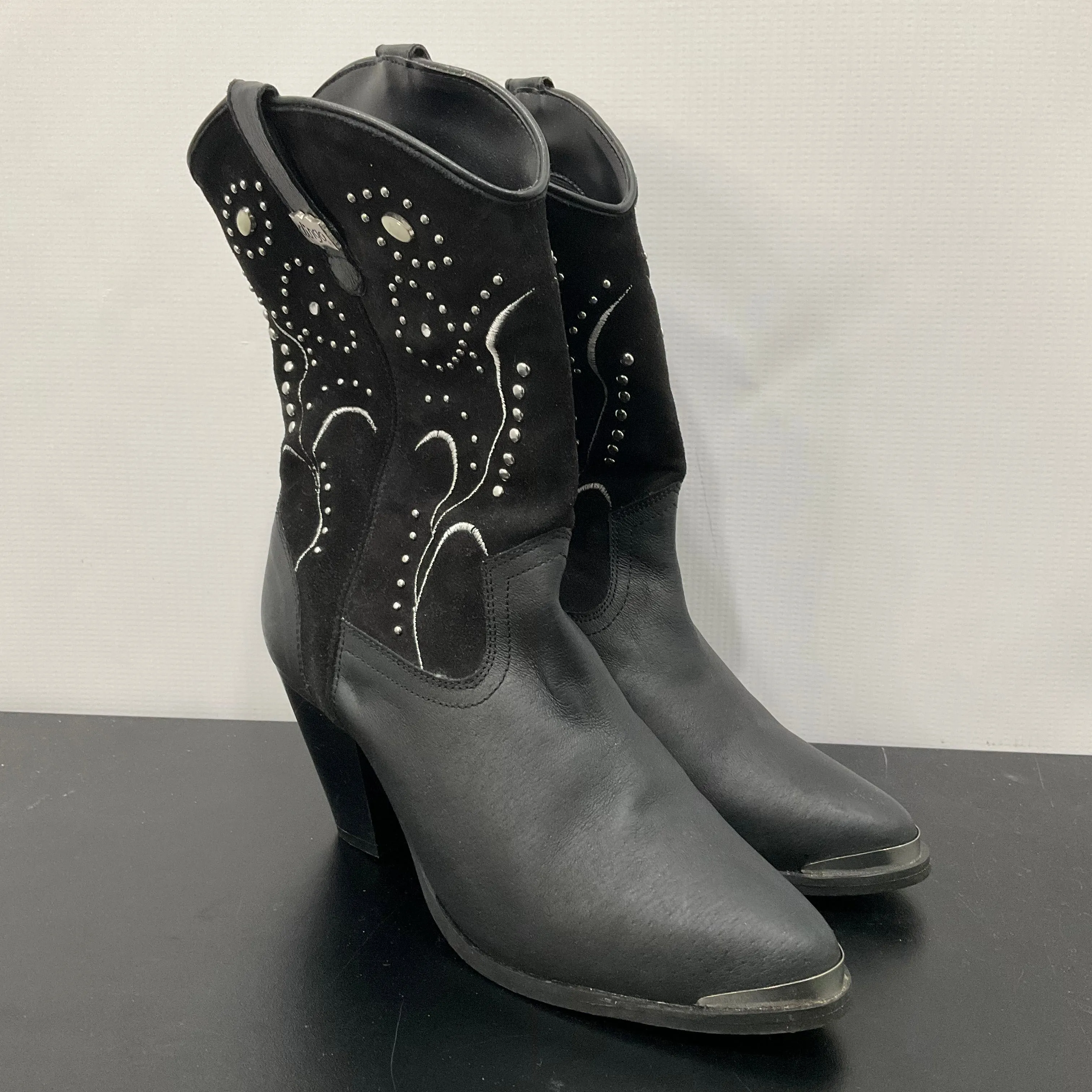 Boots Western By Dingo In Black, Size: 8.5