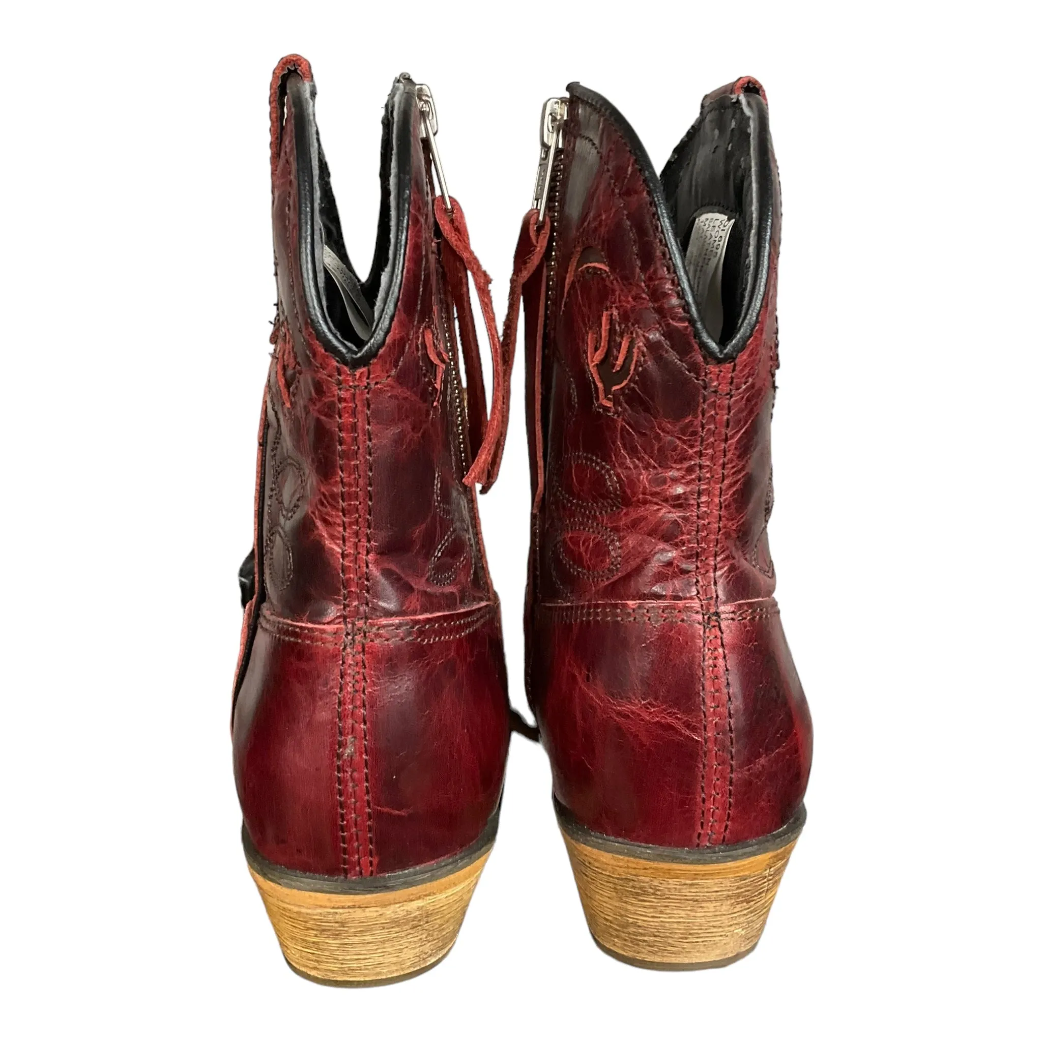 Boots Western By Dingo In Red, Size: 6.5