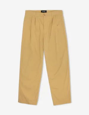 Brooklyn Pleated Pant - Khaki