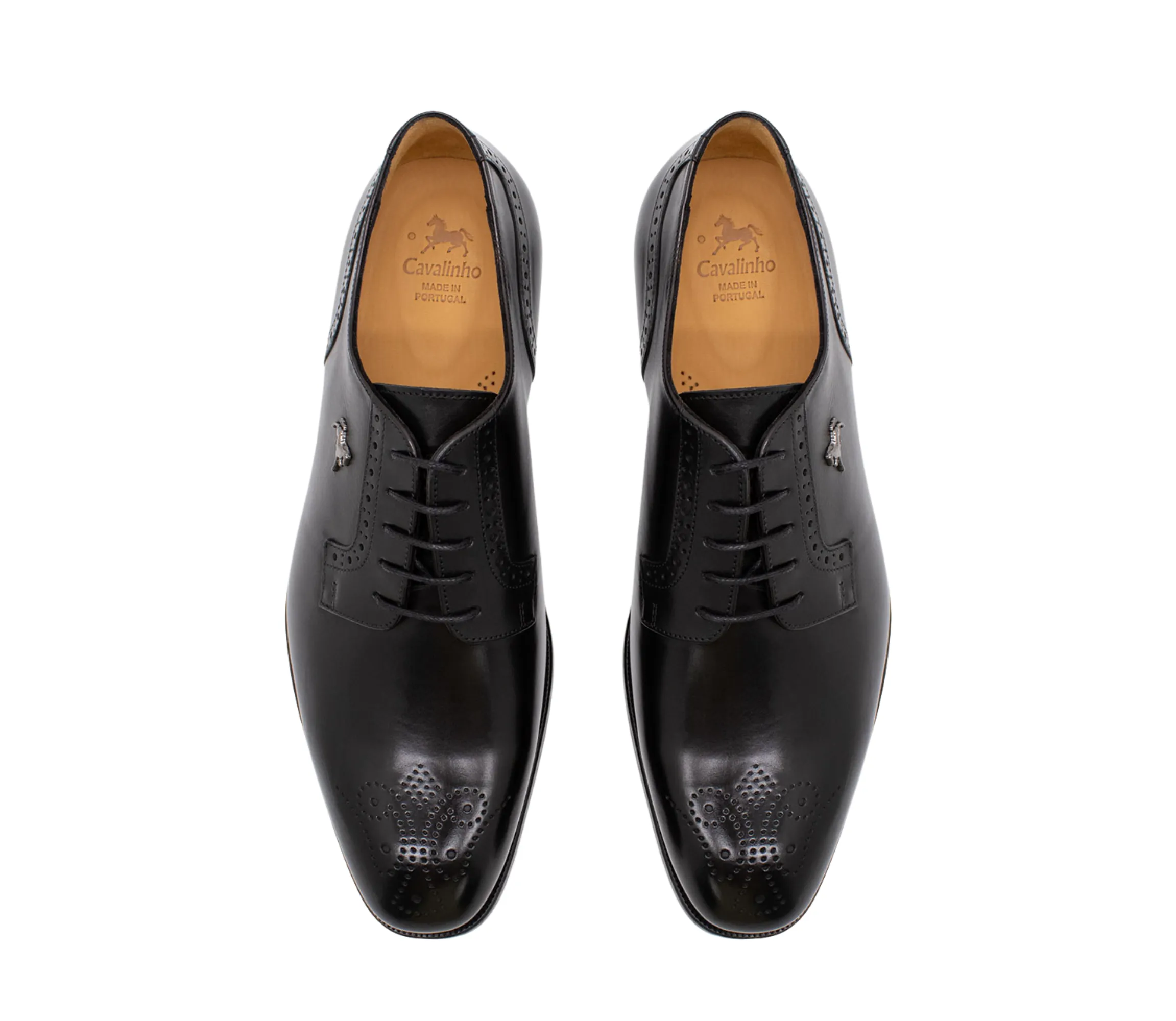 Cavalo Lusitano Leather Derby Brogue Shoes