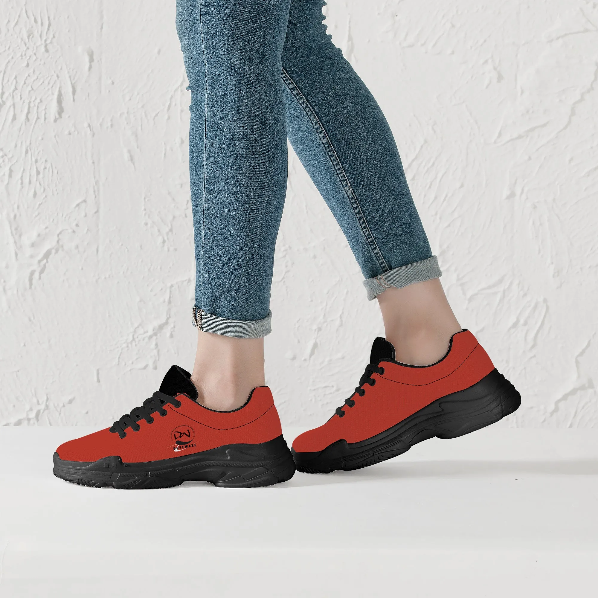 D22 Chunky Sneakers - RED