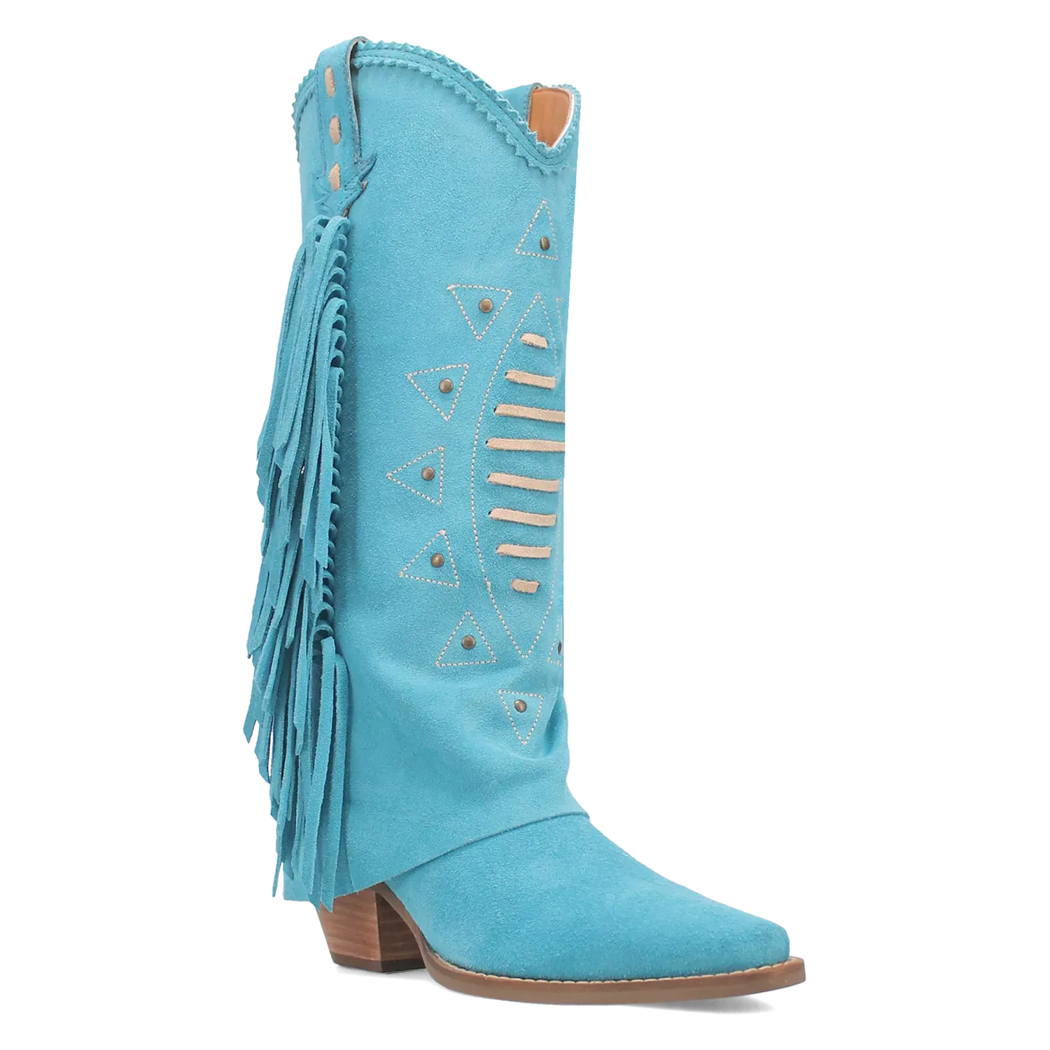 Dingo Spirit Trail  - Women's Suede Leather Cowgirl Boots