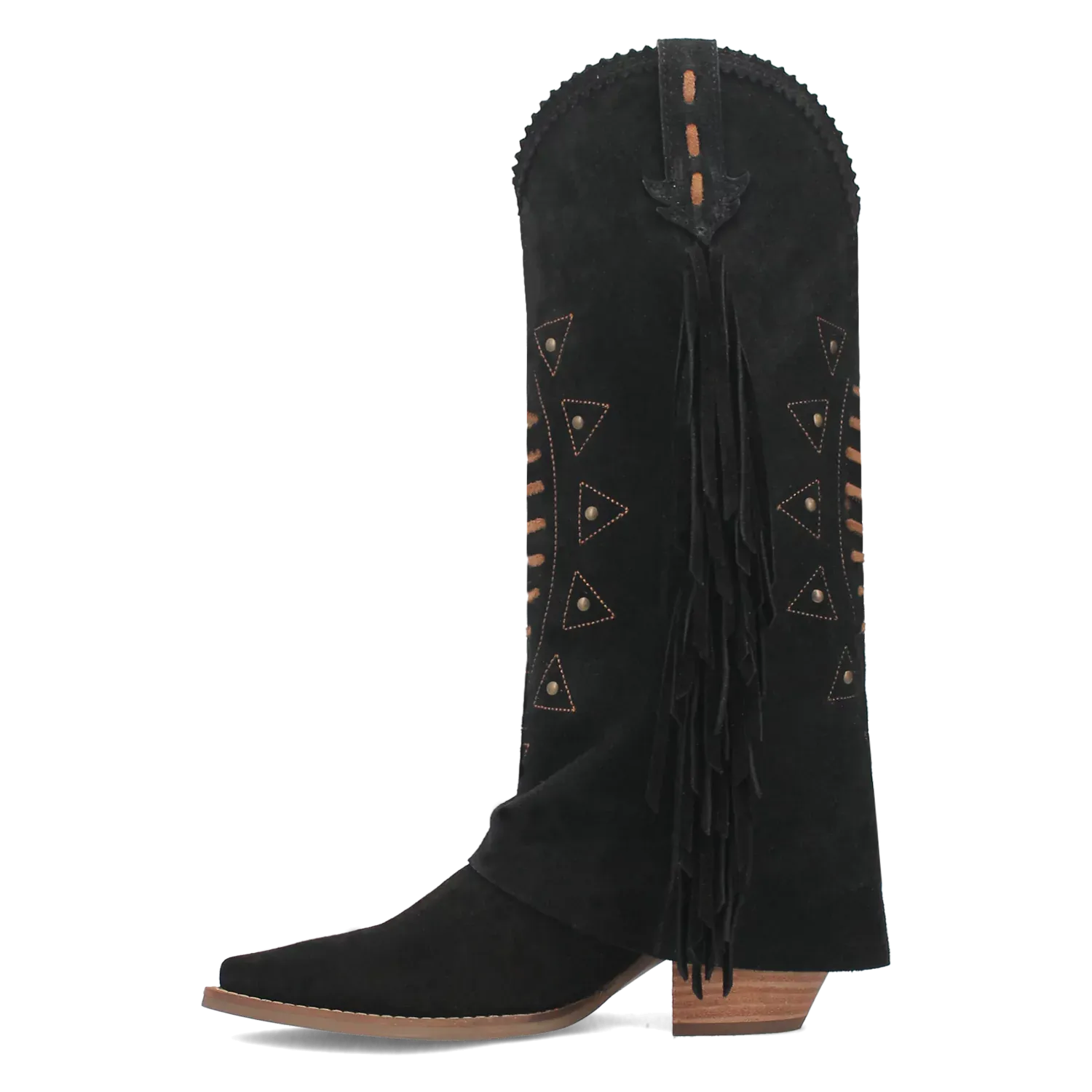 Dingo Spirit Trail  - Women's Suede Leather Cowgirl Boots