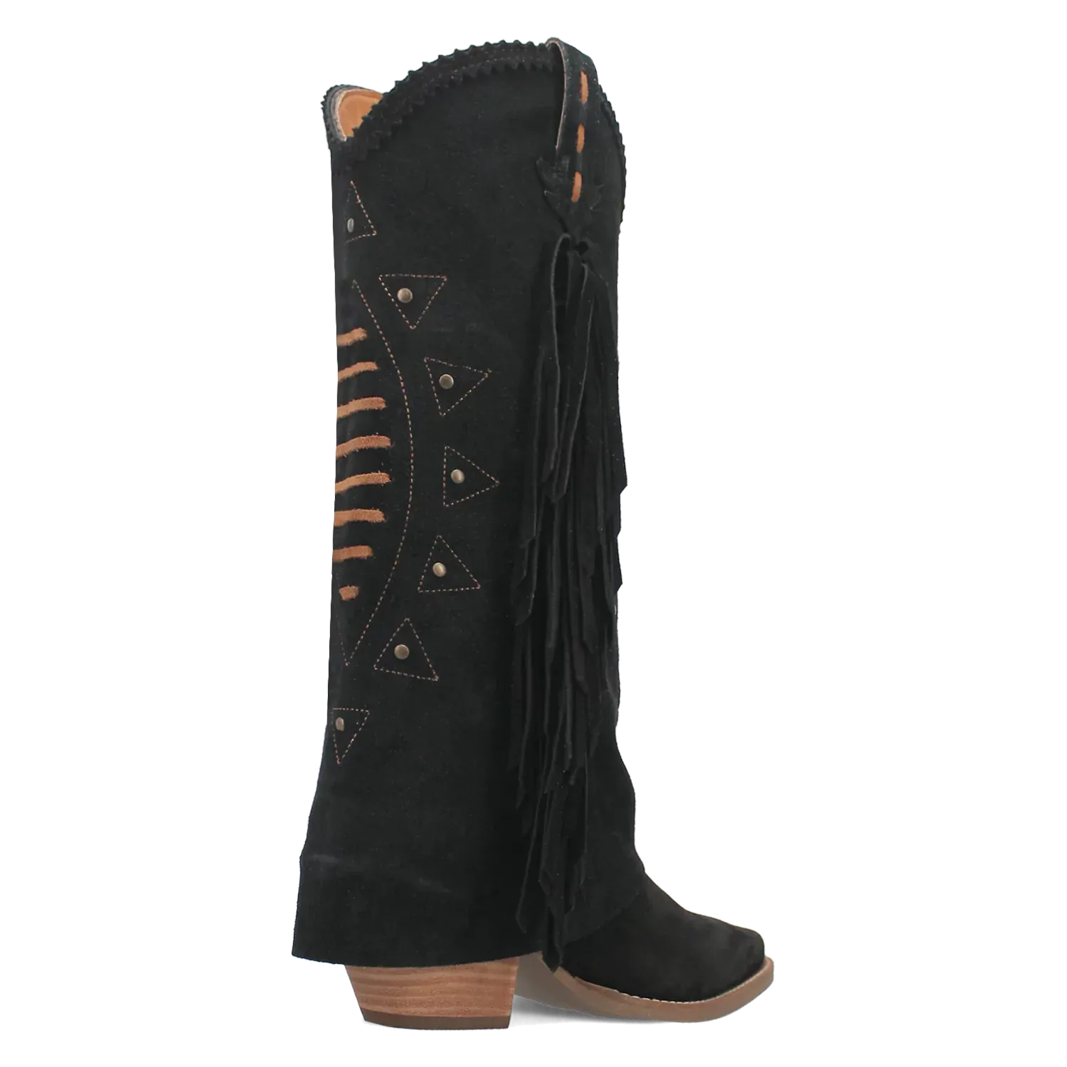 Dingo Spirit Trail  - Women's Suede Leather Cowgirl Boots