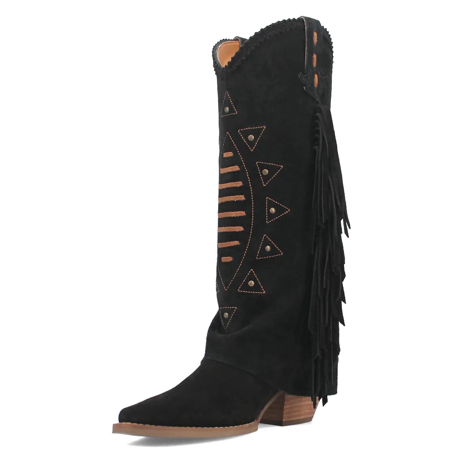 Dingo Spirit Trail  - Women's Suede Leather Cowgirl Boots