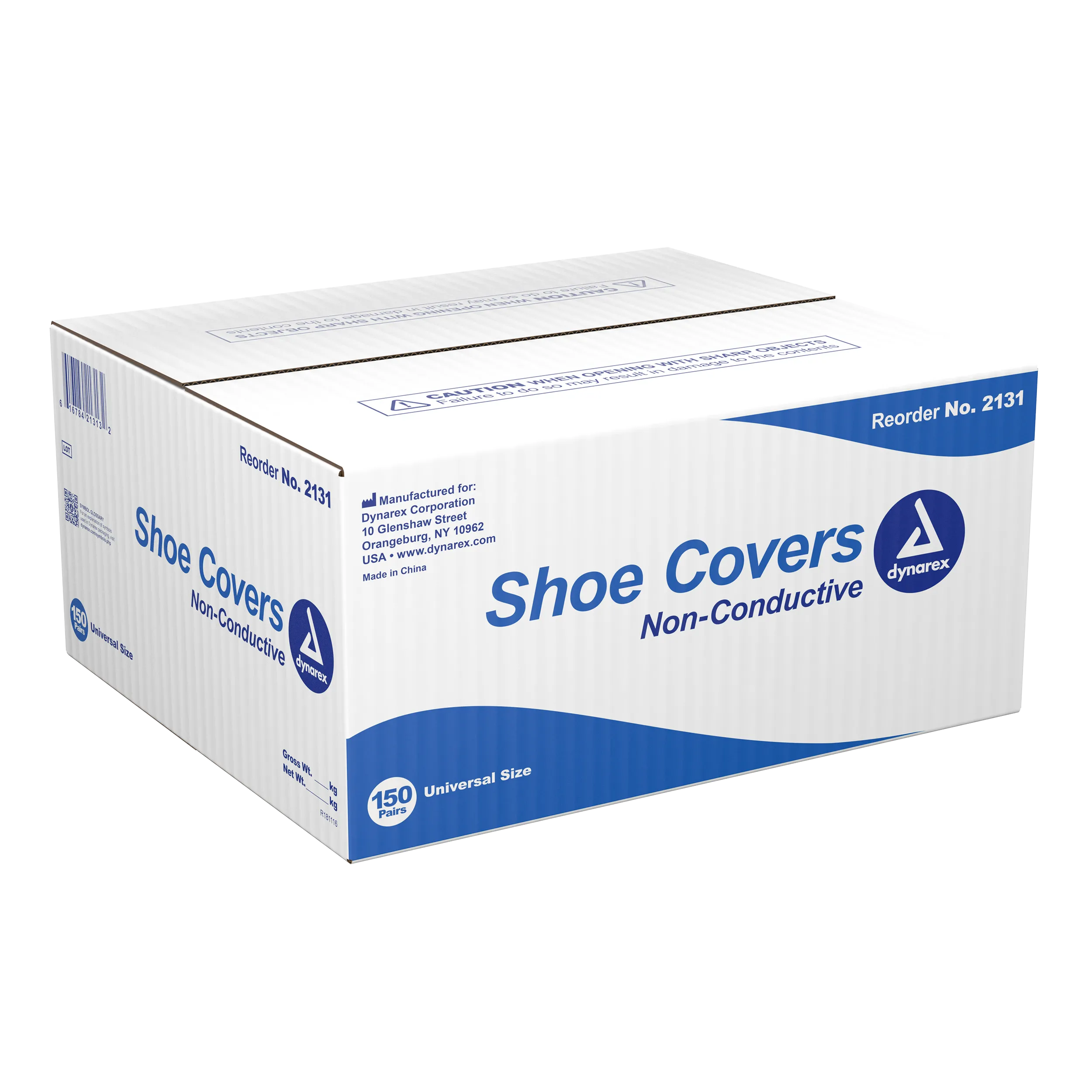 Dynarex - Shoe Cover - Universal Size, Non-Conductive, 150/cs