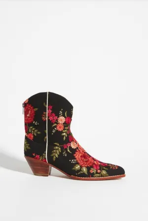 EMBROIDERED WESTERN BOOTS LEILA