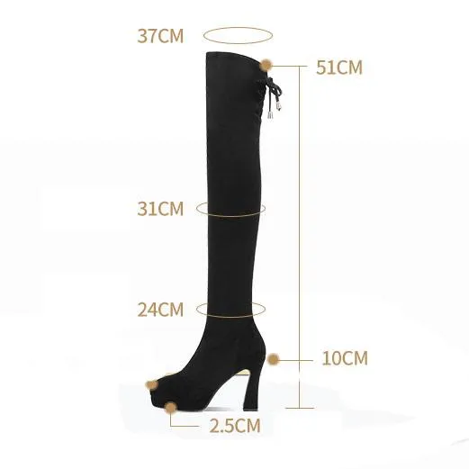 Feeling Comfortable High Knee Boots SD01707