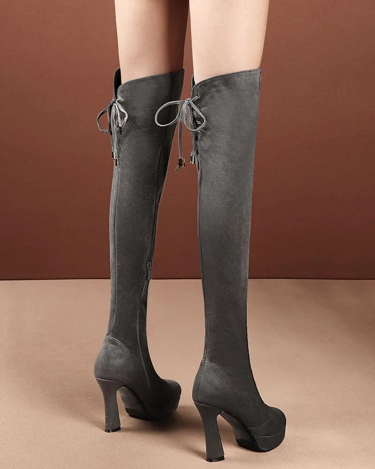 Feeling Comfortable High Knee Boots SD01707