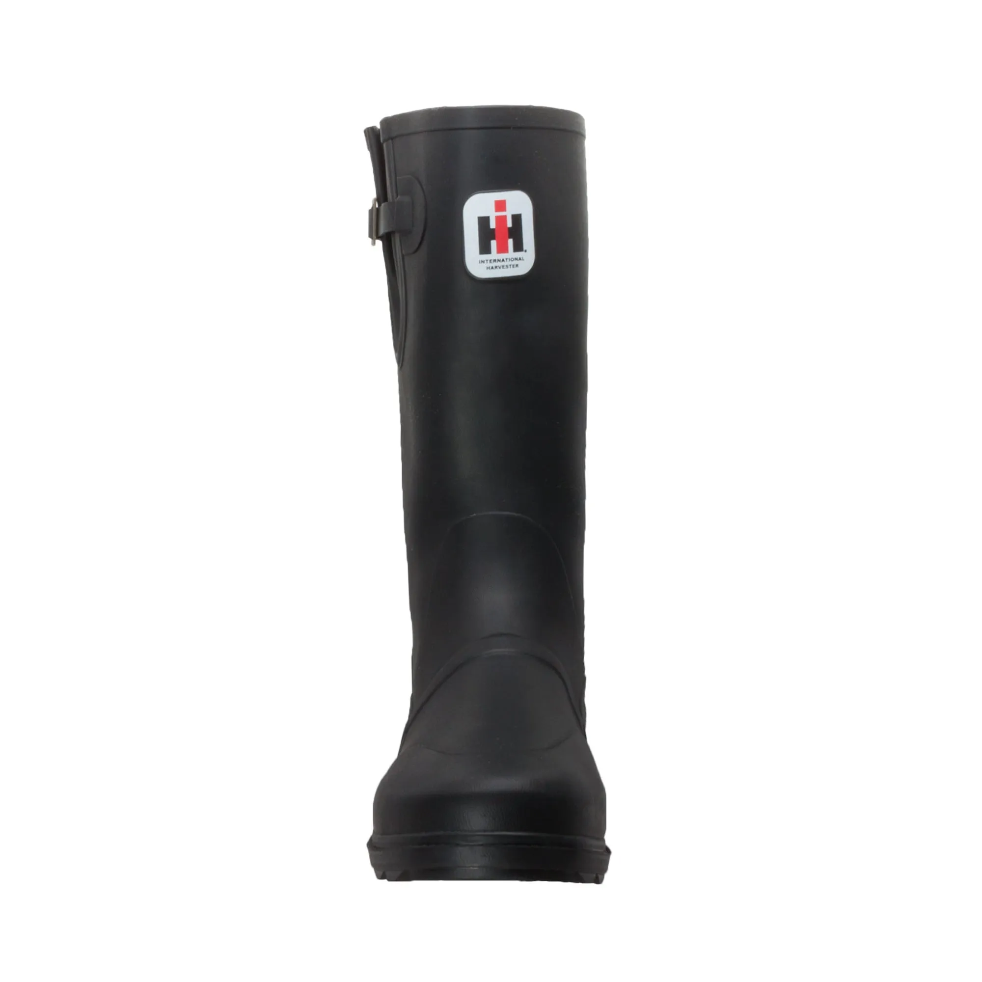 International Harvester Mens Black Rubber Work Boots