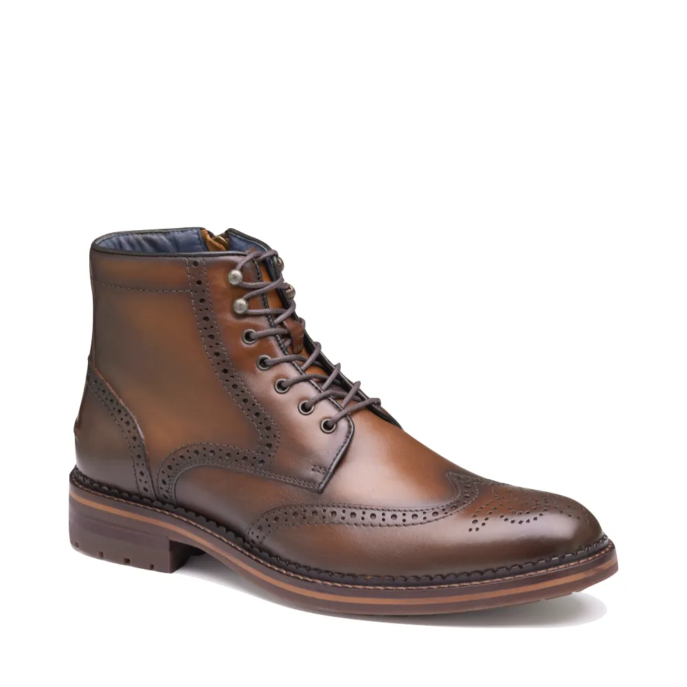 Johnston & Murphy Men's XC Flex® Connelly Wingtip Boot in Tan