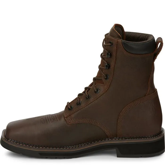 Justin Men's Driller Waterproof Work Boot w/ Composite Toe