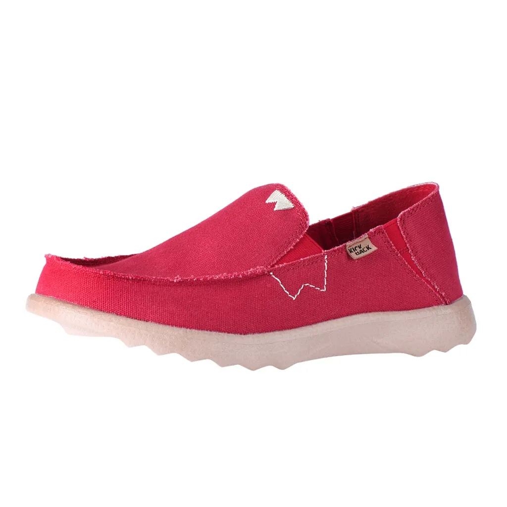 KickBack Men's Slip On Shoes - Couch 2.0 Canvas Red