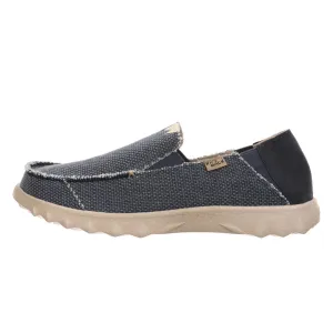 KickBack Men's Slip On Shoes - Couch Classic Woven Canvas Navy