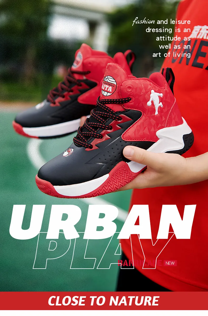 Kids basketball sneakers student shoes comfortable and breathable basketball sneakers boys and girls shoes