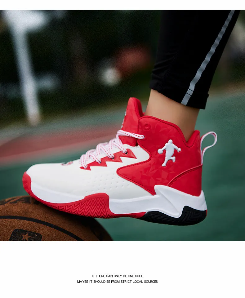 Kids basketball sneakers student shoes comfortable and breathable basketball sneakers boys and girls shoes