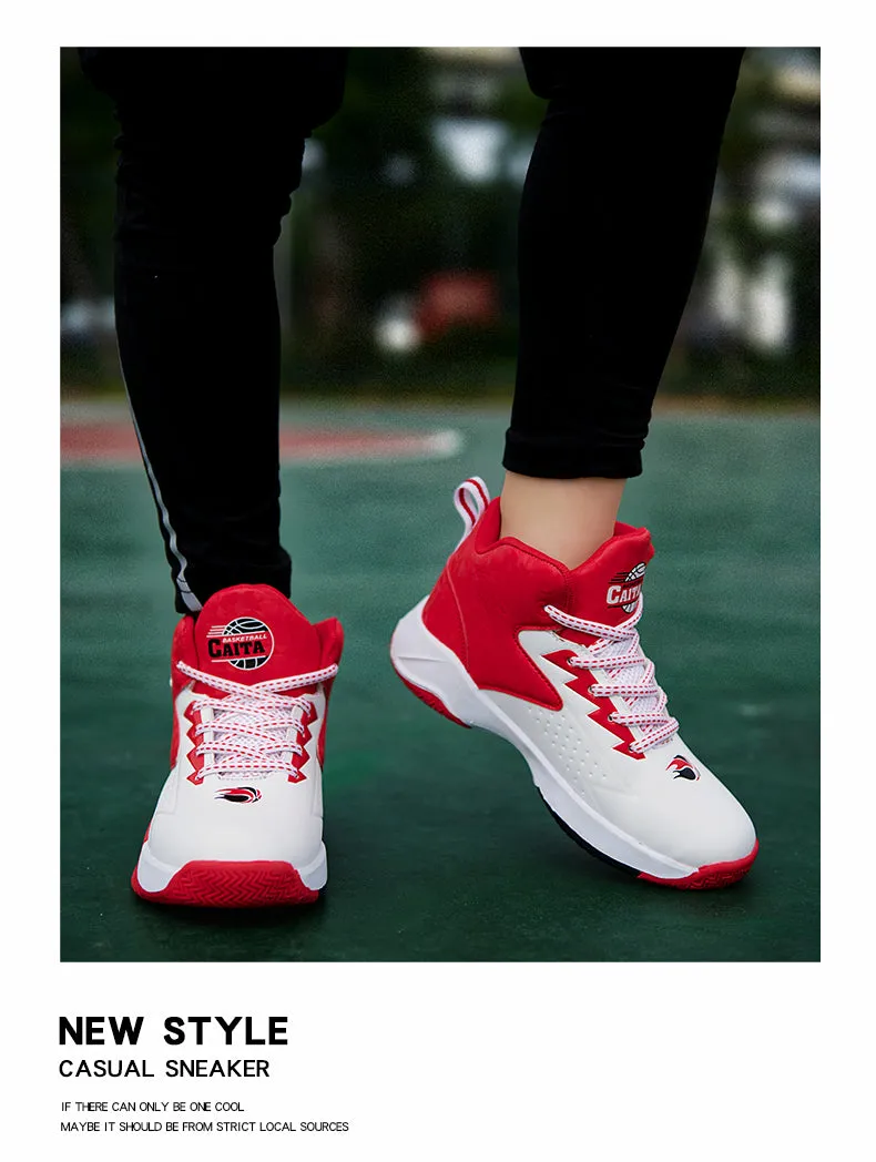 Kids basketball sneakers student shoes comfortable and breathable basketball sneakers boys and girls shoes