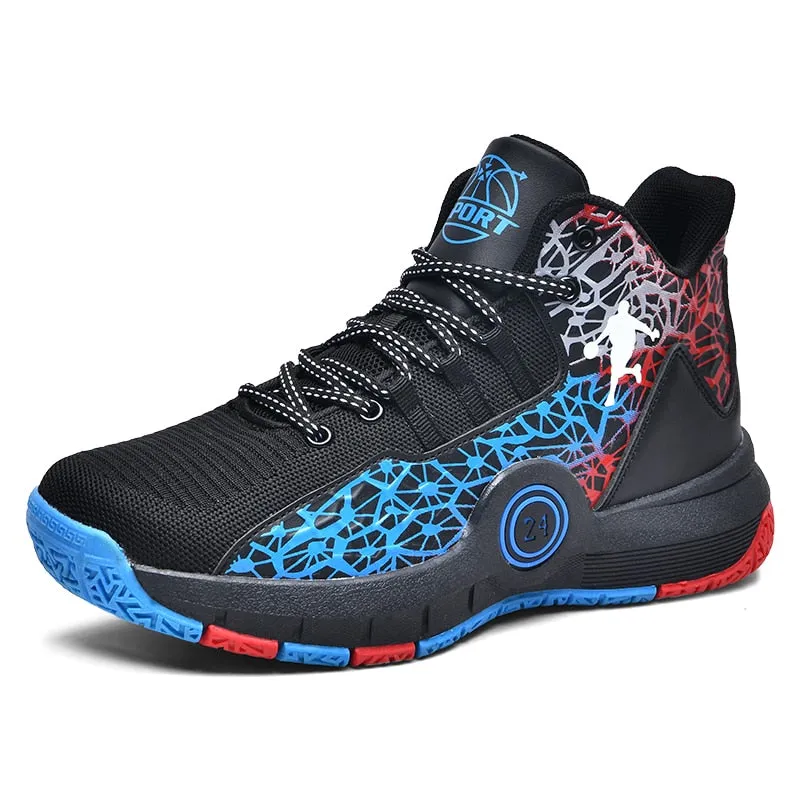 Kids basketball sneakers student shoes comfortable and breathable basketball sneakers boys and girls shoes