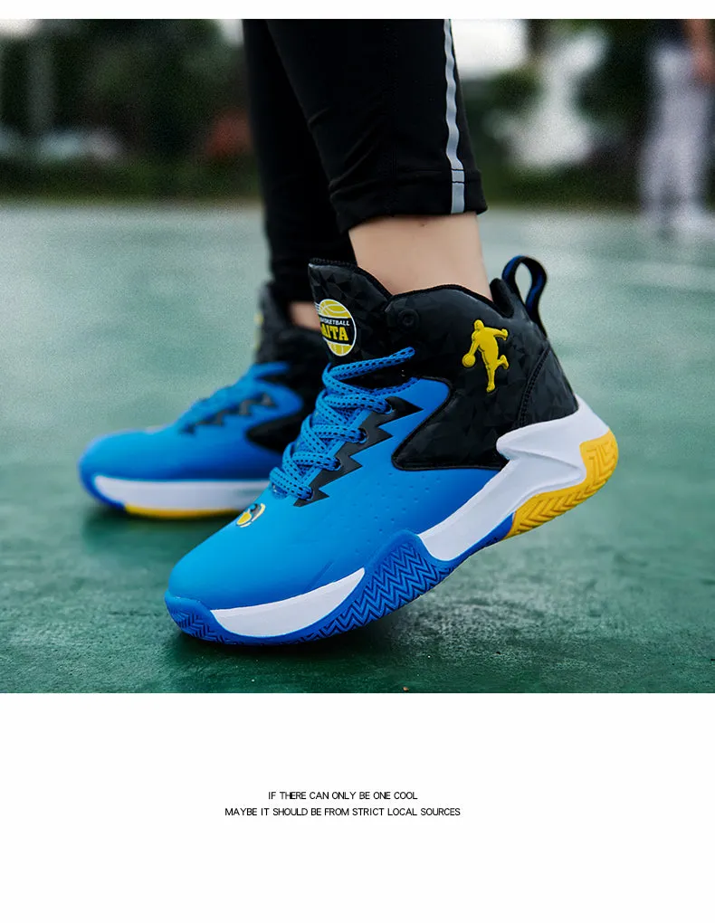 Kids basketball sneakers student shoes comfortable and breathable basketball sneakers boys and girls shoes