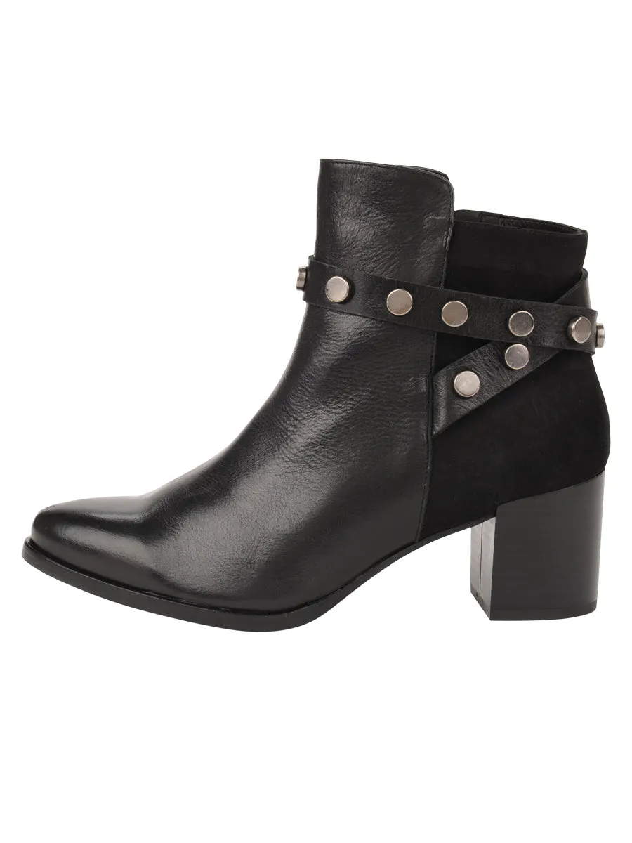 Lacey Leather Bootie