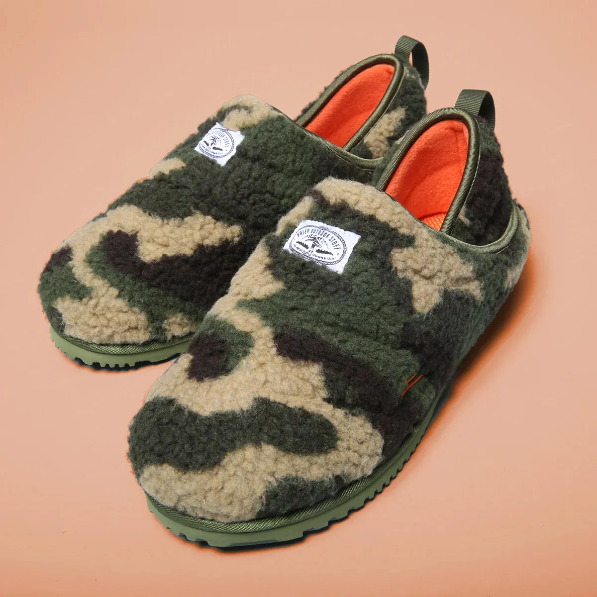 Lakai Shoes x Poler Owen Slipper - Furry Camo