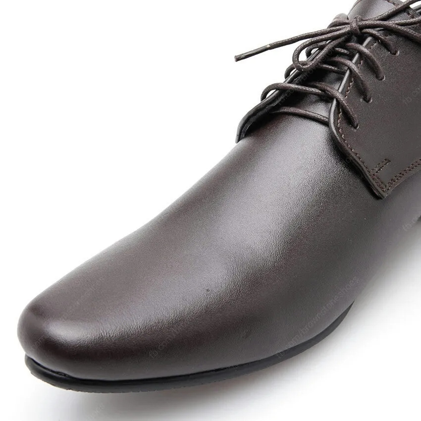 Leather Shoes Clever Soft Dark Brown