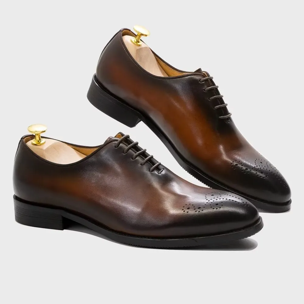 LuxeLace Exquisite Leather Formal Shoes