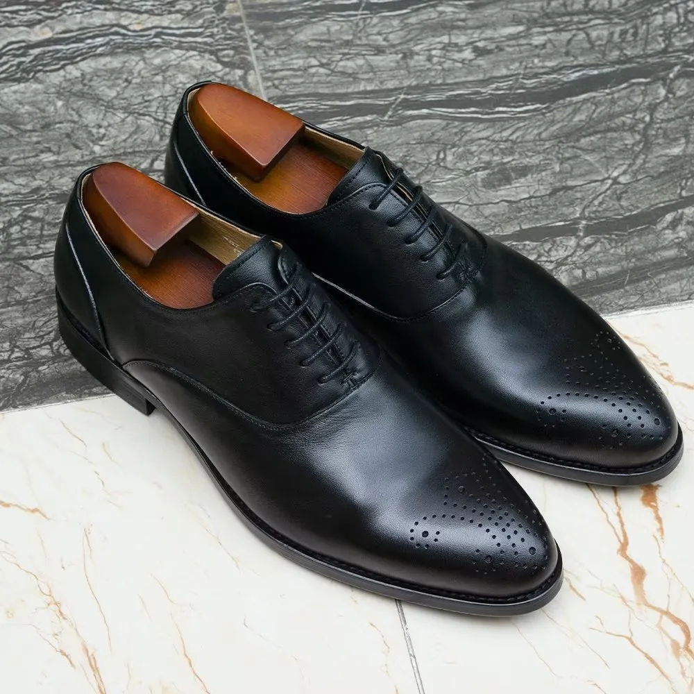 LuxeLace Exquisite Leather Formal Shoes