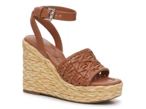 Marc Fisher Gladi wedge sandals, cognac