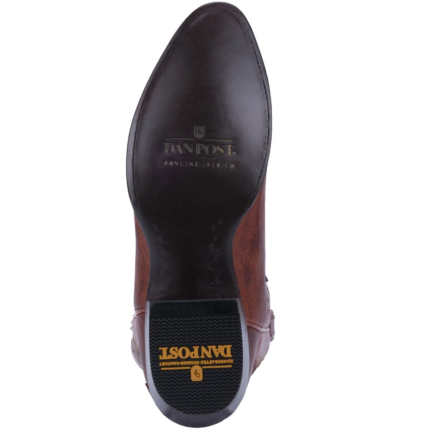 Men's Dan Post Pugh Cognac Smooth Ostrich - DPP5210