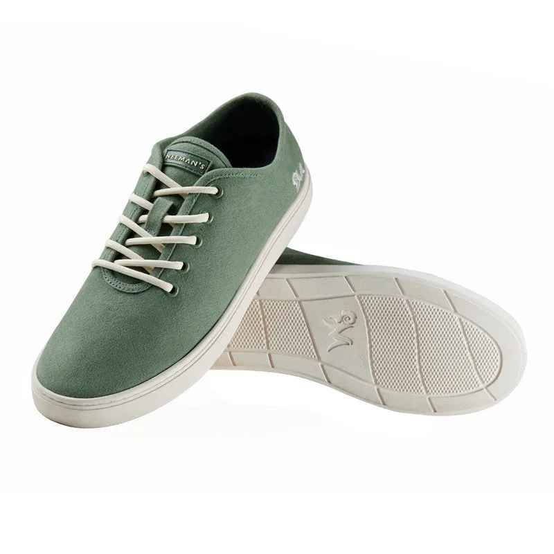 Neeman's Cotton Classic Sneakers | Light Green | Shoes for Men & Women