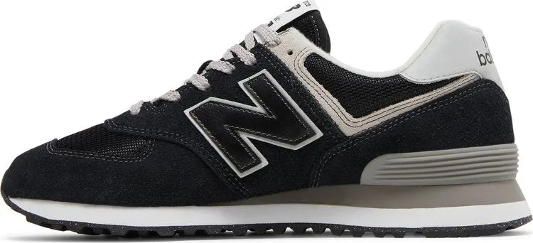 New Balance 574 sneakers, black/gray/white