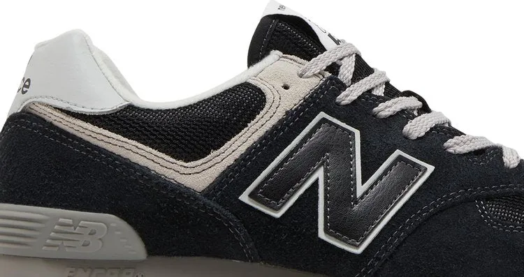 New Balance 574 sneakers, black/gray/white