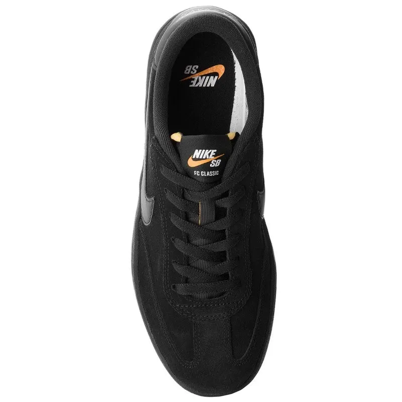 Nike Shoes SB FC Classic - Black/Black-Vivid Orange