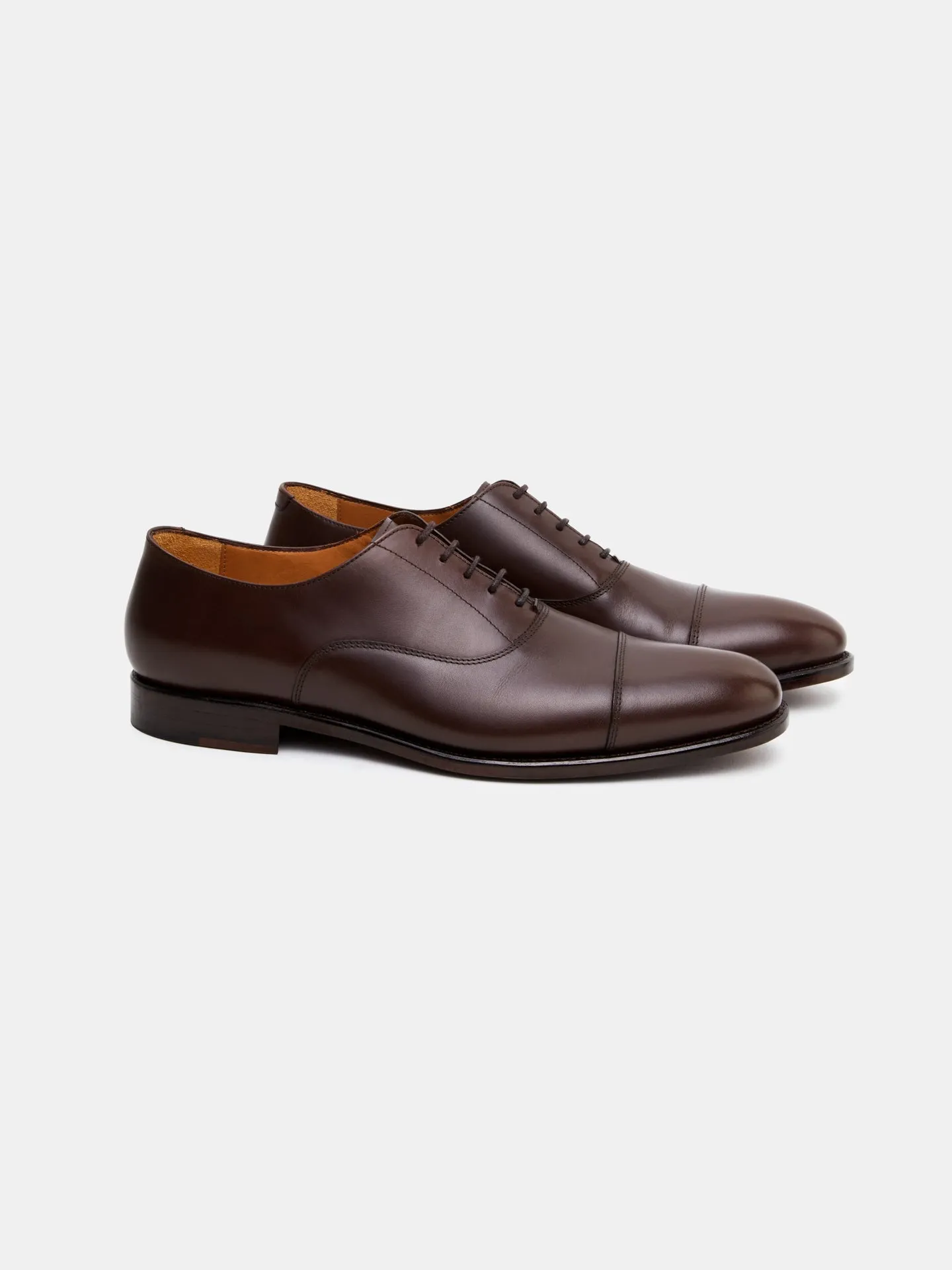 Oxford Shoes With Laces And Lining And Insoles In Leather