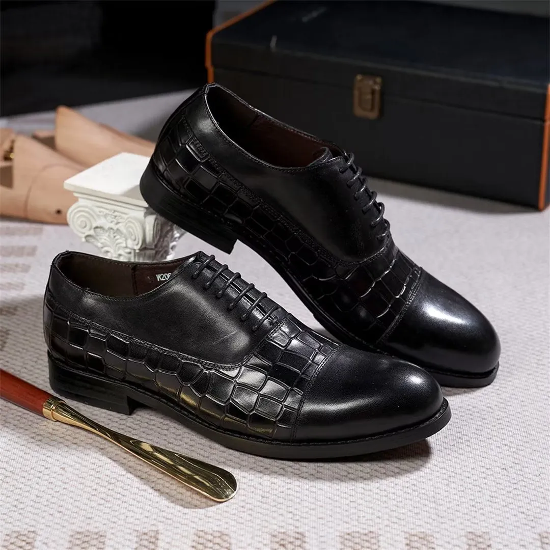 Panache Filled Executive Leather Shoes