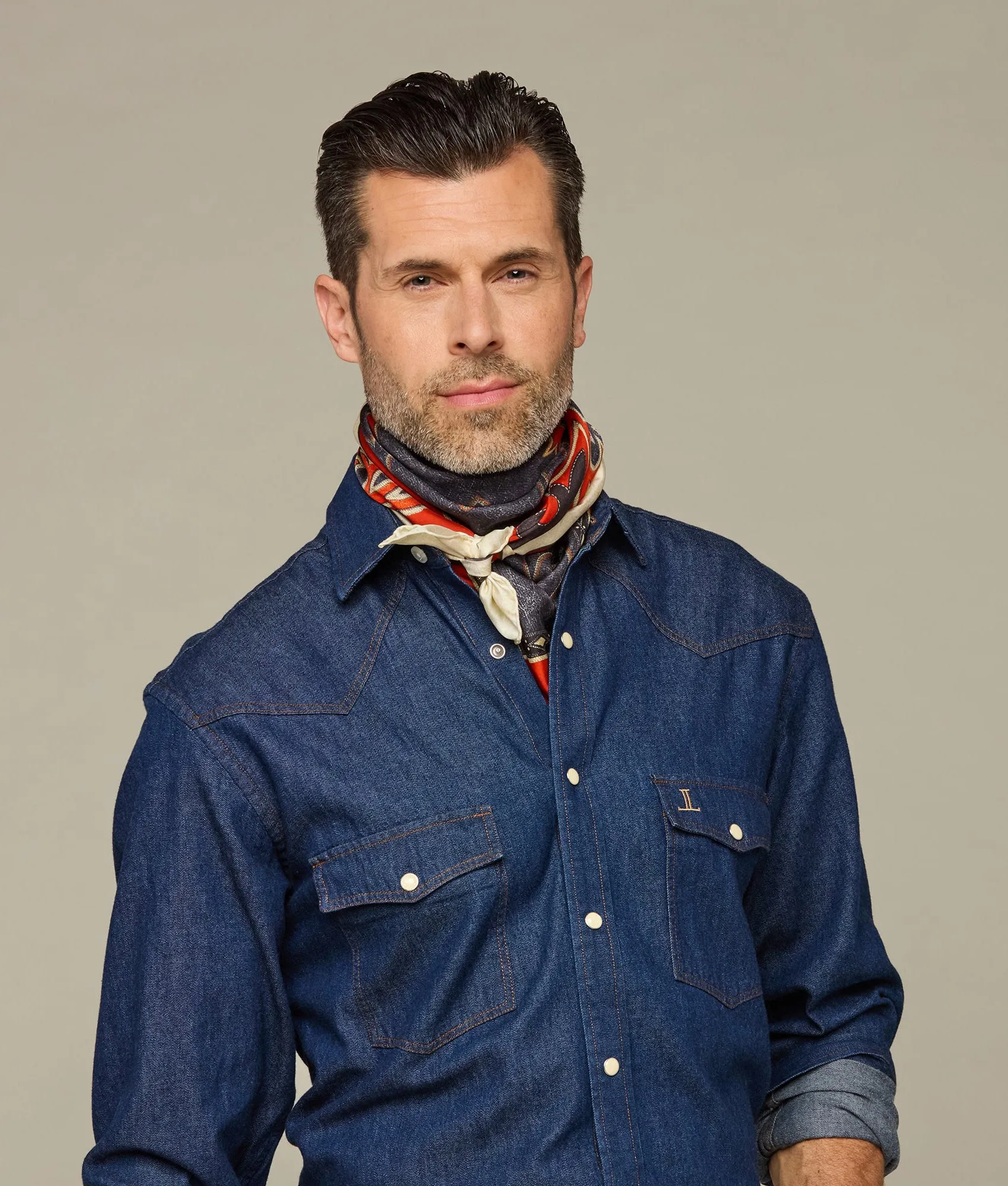 Saddle Scarf :: Denim